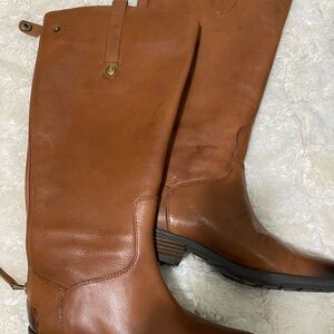 Sam Edelman Brown Leather Winter Boots